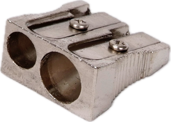 Pencil Sharpener Metal 2 Holes Box of 12